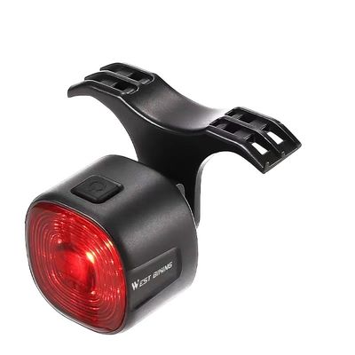 33*30*33mm WEST BIKING Велосипедный тормозный фонарь с светодиодными светодиодными сигналами поворота и зарядкой типа C