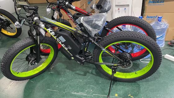 EU Warehouse Дисковое торможение 72V 2000W Двойной задний двигатель 23AH литийный аккумулятор 26&quot;x4.0&quot; жирная шина электрический велосипед