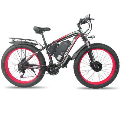 KETELES K800 Электрический жирный велосипед 1000W 17,5AH Батарея 26x4,0 дюйма Двухмоторный двухколесный привод