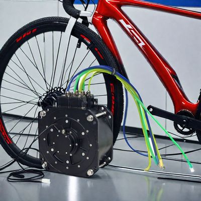 60V 26 &quot;DC бесшовный водоохлаждаемый синхронный трехфазный мотор для электрического гибридного велосипеда
