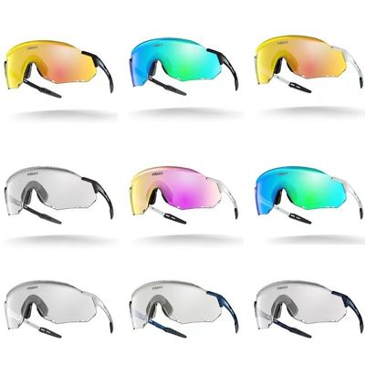 Печать логотипа клиента Унисексные настраиваемые очки для велосипеда