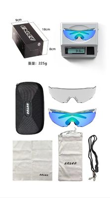 Печать логотипа клиента Унисексные настраиваемые очки для велосипеда