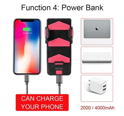 USB перезаряжаемый светодиодный велосипед фары велосипедный рог телефонный держатель