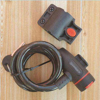 Антиугонный велосипед безопасности замок кабель из нержавеющей стали катушка для замка мотоцикл велосипед МТБ велосипед с 2 ключом