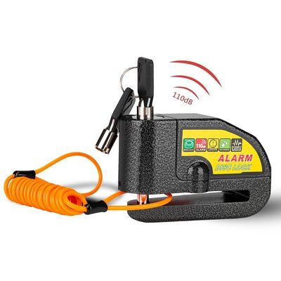 110 дБ вибрационная сигнализация велосипед мотоцикл замок для противоугонного водонепроницаемой безопасности