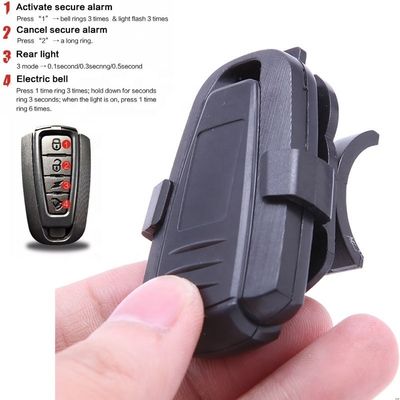 COB Яркий источник света Беспроводное дистанционное управление Велосипедная противоугонная сигнализация с 110 дБ звука