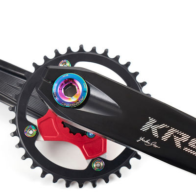 Категория CRANK 2021 Цветные алюминиевые велосипедные детали M18/M20 MTB Crankset Cover Screw